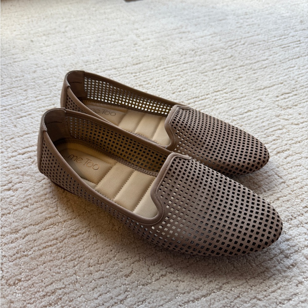 BRAND NEW- Me Too Leather Slip Ons- size 12